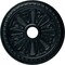 Ekena Millwork Bristol Ceiling Medallion (Fits Canopies up to 3 7/8"), 23 1/2"OD x 3 7/8"ID x 1"P, Night Shade CM23BINSF - alternate 1